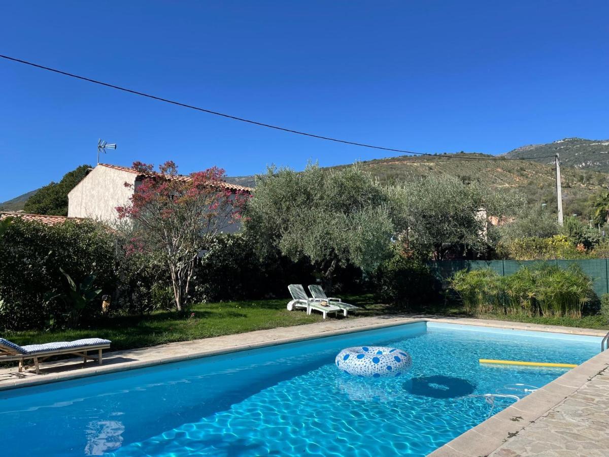 Bas De Villa Avec Acces Piscine Pres De Nice Cannes Monaco Carros Zewnętrze zdjęcie