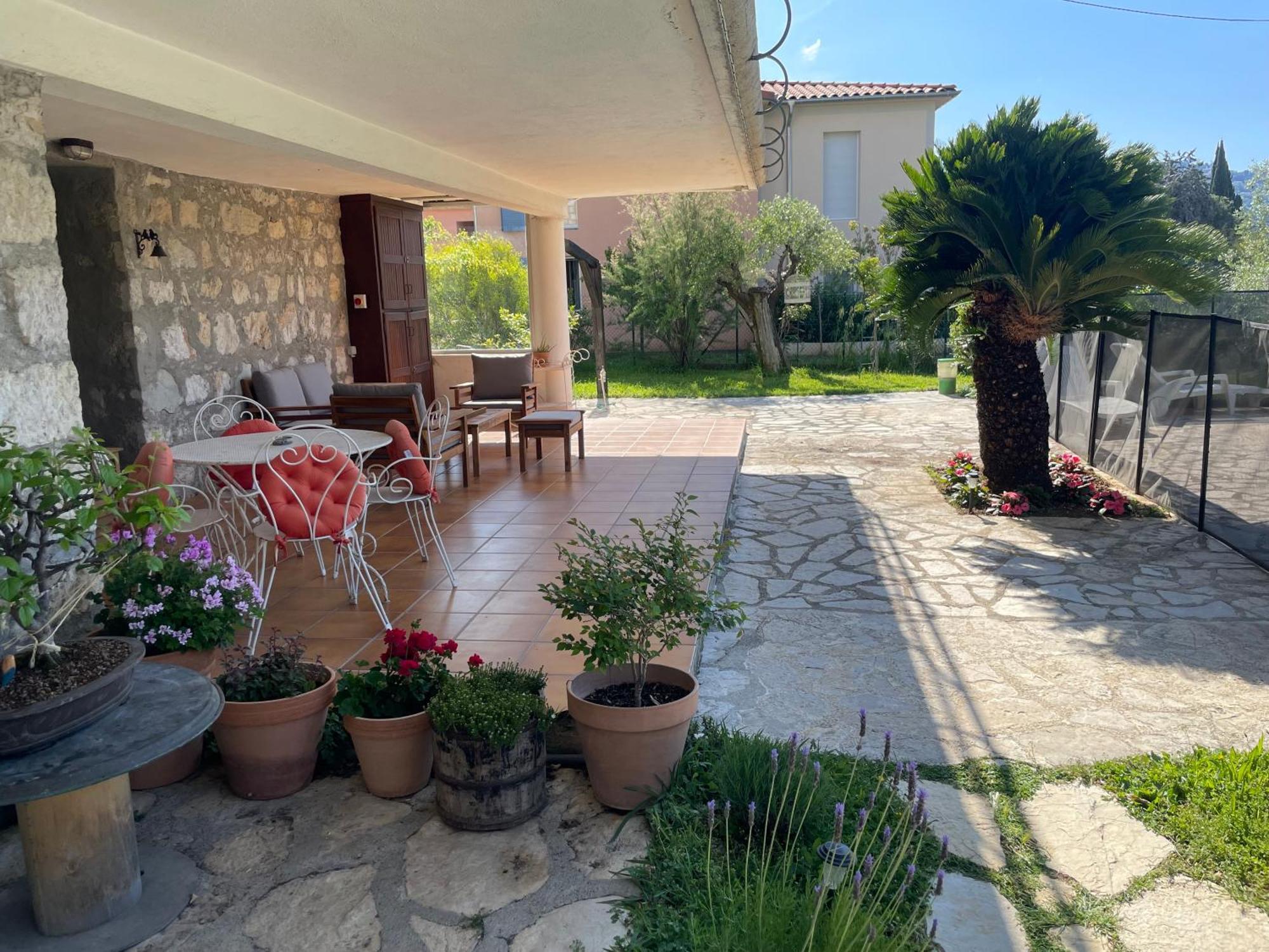 Bas De Villa Avec Acces Piscine Pres De Nice Cannes Monaco Carros Zewnętrze zdjęcie