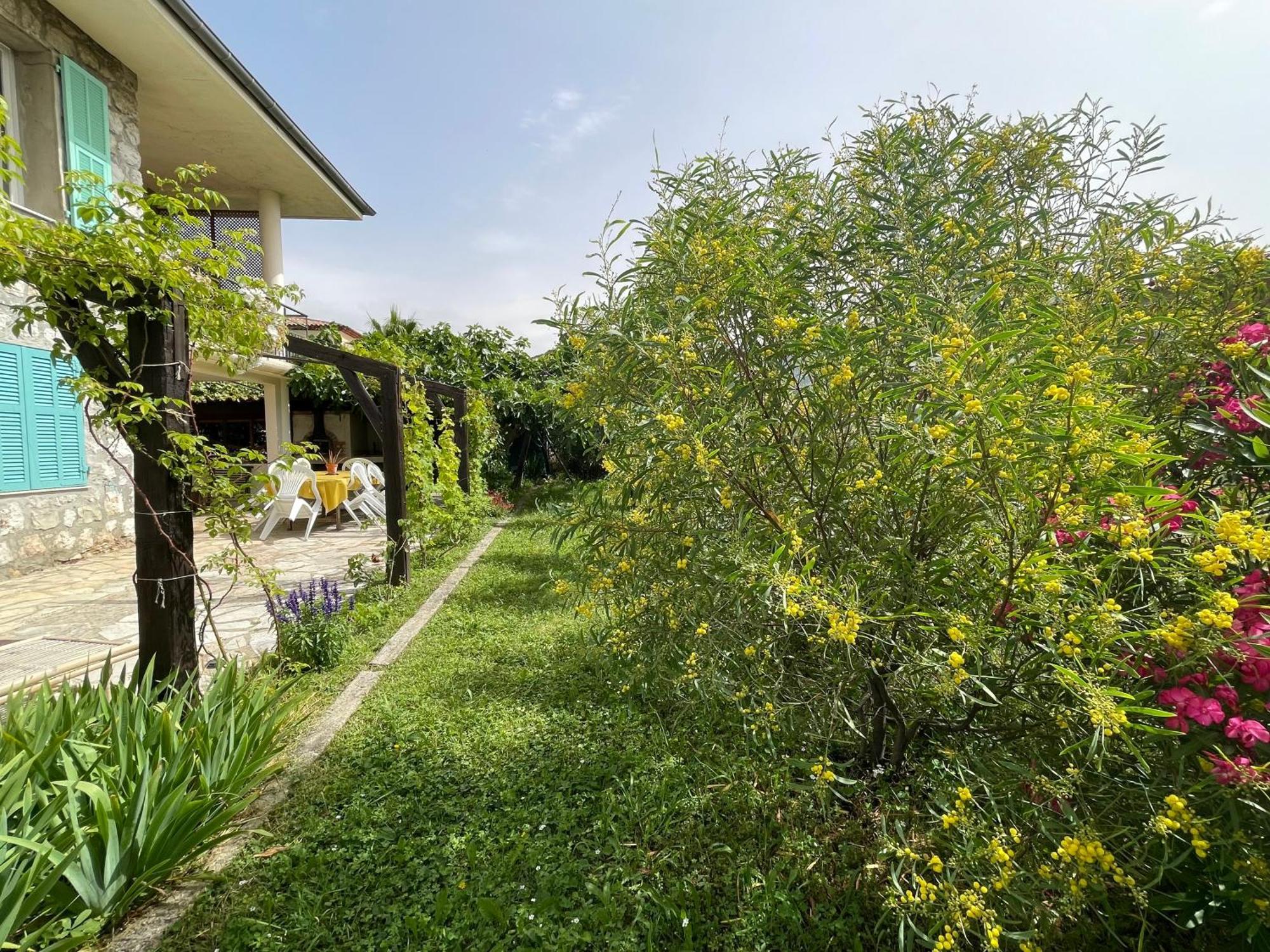 Bas De Villa Avec Acces Piscine Pres De Nice Cannes Monaco Carros Zewnętrze zdjęcie